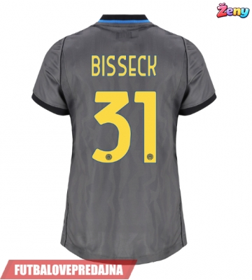 Lacne Ženy Futbalové dres Inter Milan Yann Bisseck #31 2026-27 Krátky Rukáv - Tretina
